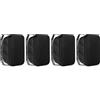 McGrey OLS-651BK Casse Acustiche Outdoor Set 4x - Sistema a Due Vie - IP56 - Per Ristorante, Birreria, Terrazza & Giardino - Woofer 6,5 e Tweeter 1 - 60 Watt - Compatibile 70/100V - Nero