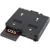 ICY DOCK FlexiDOCK MB014SP-B R1 - Alloggiamento a 4 alloggiamenti da 2,5 SATA/SAS SSD/HDD hot-swap per alloggiamento da 5,25