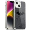 Head Case Designs Licenza Ufficiale Batman DC Comics Logo Sdrucito Hush Custodia Cover in Morbido Gel Compatibile con Apple iPhone 14