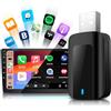 KAOLALI Adattatore Wireless CarPlay & Android Auto 2 in 1 Dongle CarPlay Converti CarPlay Cablato in Wireless per Auto, Plug and Play, per iOS 10+, Android 11+