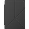 SOENS Compatibile con 2016 Kobo Aura One 7.8 Custodia protettiva pieghevole in pelle for e-book Custodia anti-caduta for risveglio intelligente(Black)