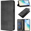 FERLAN Cover Compatibile con TECNO Camon 40 pro 5G, Premium Pelle PU Flip Libro Custodia Antiurto [Protezione Completa] [Slot per Scheda] [Funzione di Supporto],Nero