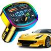 Genérico Auto FM Transmitter | Wireless Radio Adapter with LED Display & USB Fast Charger | Car Receiver For Phone PC Travel Commuting Hands-Free