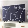 Hixingo Copertura TV Antipolvere, Copri Televisore Copertura Televisore Cover TV Copri TV Protezione TV Universale Elastica Custodia Protettiva TV (55inch,Stella)