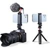 TELESIN Eyeon Kit Adattatore Montaggio Hot Shoe DSLR Supporto per iPhone 14/13/12/11 Pro Max/X/XR per Samsung Telefono, Treppiede, Selfie Stick, Fissaggio su Fotocamera DSLR/Luce ad Anello