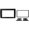 Generico Mascherina Phonocar autoradio 2DIN Nero lucido compatibile con FIAT Bravo '07> 03633