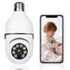 Generico Telecamera Wi-Fi Interno 1080P HD attacco E27 Videocamera sorveglianza Audio Bidirezionale Visione Notturna APP Icsee compatibile con Alexa
