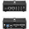 HYSTOU Mini PC Fanless Industriale 16GB Ram 512GB SSD N95 Mini PC Windows 11 Pro per Industrial