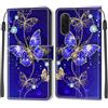 KENHONER Custodia per Samsung Galaxy A18/ A17/ A26 5G, Farfalla | Portafoglio Pelle PU, Magnetica, Resistente Agli Urti, Scomparto Carte Credito, Pieghevole, Flip Libro, Motivo