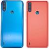 Generic SHOWGOOD - Cover posteriore per batteria posteriore per Motorola Moto E7 Power Battery Cover parte di ricambio (blu con obiettivo)