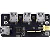 Coolwell PCIe TO USB 3.2 Gen1 Adapter Designed For Raspberry Pi Compute Module 4 IO Board(CM4), 4x High Speed USB Ports,Compatible with USB 3.0/2.0/1.1
