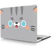 HLAAJJX Custodia Rigida Compatibile con Macbook Pro 16 pollici 2020 con Touch Bar e Touch ID A2141, Caso Duro Protettivo in Plastica, Gatto carino