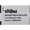 vhbw batteria compatibile con Siemens Gigaset SL78H, SL610H Pro, SL780, SL785, SL788 telefono fisso cordless (800mAh, 3,7V, Li-Ion)