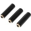 NOWON 3 Pezzi per Cuffie a 4 Poli da 3,5 mm Audio Stereo Femmina Presa Jack connettore a saldare Fai da Te