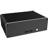 Akasa Newton CTN, per Intel® NUC Core™ i3 di 11a generazione (Tiger Canyon), Custodia compatta in alluminio senza ventole da 1,06 litri, Supporta SSD M.2 e montaggio VESA, A-NUC75-M1B