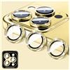 LucBuy Protezione per Obiettivo Della Fotocamera Compatibile con iPhone 12 Pro Max, Copertura per Fotocamera in Vetro Temperato Glitterato, Anelli Metallici Individuali