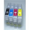 xhueng T603 603XL. Cartuccia di inchiostro ricaricabile con chip di reset automatico for Epson XP-2100 XP-2105 XP-3100 XP-3105 XP-4100 XP-4105 WF-2810 2830 (Color : Cartridge with chip)