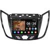 Generic Android 13 9 Pollici Touch Screen Radio con Bluetooth FM RDS DSP WiFi Dual USB Controllo del Volante AHD Android Auto 2 DIN Lettore multimediale Auto per Ford C-Max Kuga Escape 2010(H1 2+32G)