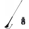 Generico Antenna per autoradio 40 cm. RAKU2 Amplificata (N.B. ARTICOLO NON ORIGINALE ADATTABILE) COMPATIBILE con: Aygo' - Corsa - Panda - Citroen - Suzuki - Peugeot - Cooper - ecc. - ASR226