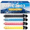 ZHJQDS Cartuccia di toner di ricambio compatibile 841918 841919 841920 841921 per Ricoh MP C2003 C2003G C2003SP C2003ZSP C2004 C2503 C2503G C2504ASP C2504ex C2504SP 4color