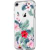 SGKITM Cover per Apple iPhone SE (2020) Custodia Trasparente Morbido Silicone Gel TPU Clear iPhone SE 2020 Protettivo Case Farfalla Donna Modello Ultra Sottile Flessibile Antiurto Shell