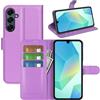 Fertuo Cover per Samsung Galaxy A17 5G / 4G, Custodia Portafoglio Cover a Libro in Pelle Flip Case Sottile con Silicone Bumper, Fibbia Magnetica, Porta Carte e Kickstand, Viola