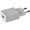 EMOS V0122 - Caricatore USB con 1 uscita, alimentatore di rete USB Basic con corrente di uscita 1 A, per cellulare, smartphone, tablet, lettore eBook, fotocamera, lettore MP3, bianco, V0122