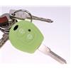 mt key Key Soft Case Custodia protettiva Chiave auto verde fluorescente (bagliore nel buio!) Per VW SEAT SKODA T4 Fox Sharan Polo Cordoba