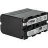 vhbw batteria compatibile con Sony DCR-TRV210E, DCR-TRV130E, DCR-TRV130, DCR-TRV125E, DCR-TRV210 videocamera camcorder (6000mAh, 7,2V, Li-Ion)