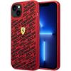 CG MOBILE Ferrari - Custodia protettiva per iPhone 14 Plus, in silicone liquido, liscia e antigraffio, con logo a scatto, assorbimento degli urti e firma