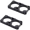 Heyiarbeit 40pcs 2 x Cell 26650 Supporto Batteria Staffa di Sicurezza Delle Cellule Antiurto Plastica Staffe per 26650 Batterie Al Litio 26.4mm Diametro Del Foro