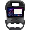 Generico Autoradio Android 13 da 9 per Ford Ranger 2011-2016, touchscreen 2 DIN, Carplay, navigazione GPS, Bluetooth, comandi al volante, telecamera posteriore AHD (S3 2G+32G)