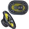 Ground Zero Coppia Altoparlanti 3 vie Ground Zero GZTF 69 ovali 15x23cm 6x9 Casse auto 190 watt