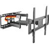 SCHWAIGER -9437- Supporto da parete TV inclinabile - girevole per display con 94-218 cm (37-86) | supporto per LED 4K OLED | max. 50 kg | distanza dalla parete fino a 51 cm | max. norma VESA 600x400