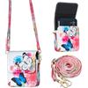 BLOTECH Custodia in PU pelle per telefono cellulare Crossbody Bag per 0PPO Find N2 F1ip, tracolla regolabile rimovibile, forte chiusura magnetica borsa per 0PPO Find N2 F1ip,colore farfalla