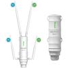 TamperSeals Group AC1200 Dual Band 2.4+5GHz 1200Mbit/s Ripetitore WiFi Esterno Potente/Extender Mesh WiFi Outdoor/Access Point (AP)/Antenna WiFi/Amplificatore Segnale WiFi(1xGigabit LAN, 4x7dBi, PoE Passivo, WN572HP3)