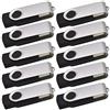 通用 Commercio all'ingrosso, lotto, Bulk - Confezione da 5/10/20 unità flash USB nera capacità Flash Drive Memory Stick Pollice Storage Pen Fold U Disk (32 GB, 5 pezzi)