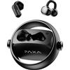 ZOMBIES CAT PAXA 2 in 1 a Cuffie Auricolari Aperte Clip per Orecchie Aperte, Bluetooth 6.0 Zero Ritardo, Ultra-Lunga 140 Ore, Riconoscimento Automatico L/R, Hi-Fi Suono per Lavoro Fitness Corsa, Ctbuds Nero