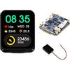 Wonrabai ESP32-C6 1.69inch LCD Development Board, ESP32 with Display 240×280 Pixels, Supports Wi-Fi 6/BLE 5, 160MHz RISC-V Processor,SPI Interface, AI Speech,Support AI Voice Interaction, Comes with Speaker