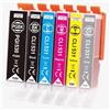 AQree Cartucce d'inchiostro compatibili di ricambio per Canon PGI-530 CLI-531 per Canon TS8750 TS8751 (PGBK/BK/C/M/Y/GY, confezione da 6)