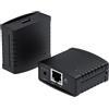 Septpenta Adattatore per Server di Stampa USB, Condivisore di Rete per Stampanti, Porta LAN RJ45, Funzione di Gestione Web Integrata, da Ethernet 10/100Mbps a Server di Stampa di Rete USB 2.0 (Unione Europea)