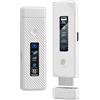 VBESTLIFE Trasmettitore e Ricevitore HDMI Wireless 197FT/60M, Decodifica 4K Uscita Video Ultra HD 1080P 60Hz, Plug & Play 5G+2.4G per Video e Audio da Monitorare (WHITE)