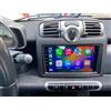 7SIMO 【8+256 GIGA】Autoradio Navigatore Car Tablet Android 14 Radio CarPlay Android Auto Wireless 9 Pollici Bluetooth GPS Viva Voce Per SMART 451 FORTWO (2007-2010- 8+256GB)