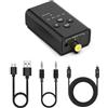 Puthernm Ricevitore Audio Bluetooth USB AUX/Fibra Ottica/Coassiale Convertitore Audio USB Bluetooth 5.2 per Amplificatore Speaker PC TV