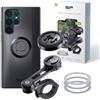 SP CONNECT Moto Bundle II con modulo anti-vibrazione | SPC+ | per Samsung S22 Ultra supporto per cellulare per moto moto ciclomotore | accessori per tutti gli smartphone come iPhone Samsung
