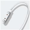 LVYXON Caricatore per smartwatch Q12 per bambini, connettore magnetico, ricarica facile e comoda (bianco 2 pin 7,62 mm)