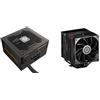 ENERMAX MARBLEBRON II 750 Watt modulare 3.1 ATX Gaming Alimentatore 80PLUS Bronze & ETS-TD60D CPU Dual Tower con indicatore di stato digitale Bundle; EMB750-TD60D