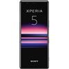 Sony Xperia 5 smartphone, display 21:9 da 6.1 FHD+ HDR OLED, fotocamera con tre obiettivi e con Eye AF, 6GB di RAM, 128GB di memoria, Nero