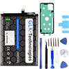 GLK-Technologies Batteria di ricambio ad alta potenza, compatibile con Samsung Galaxy A20s (A207F), batteria GLK-Technologies | batteria da 4200 mAh | incl. set di attrezzi professionali NUE