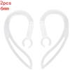 Ranuw 6mm 360 ° di ricambio flessibile Bluetooth compatibile auricolari in silicone morbido gancio per orecchio clip vintage supporto per telefono